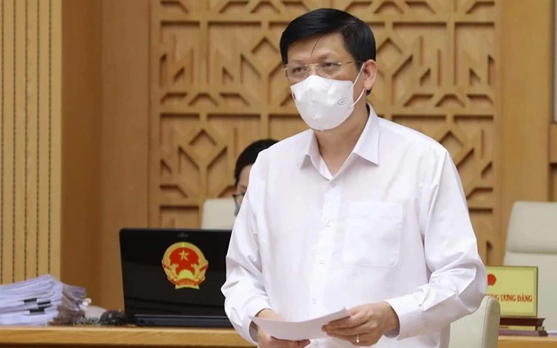 Bộ trưởng Y tế Nguyễn Thanh Long. Ảnh: VGP.