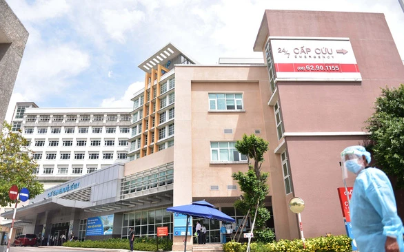 Bệnh viện Quốc tế City (quận Bình Tân) tham gia điều trị COVID-19 để giảm tải cho hệ thống y tế công lập. Ảnh: Ngọc Phượng.