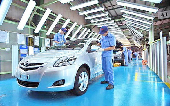 Doanh nghiệp sản xuất ôtô trong nước gặp khó khăn khi xác định tỉ lệ nội địa hóa - Ảnh: TL