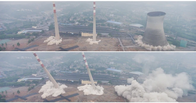 Trung Quốc phá dỡ nhà máy nhiệt điện