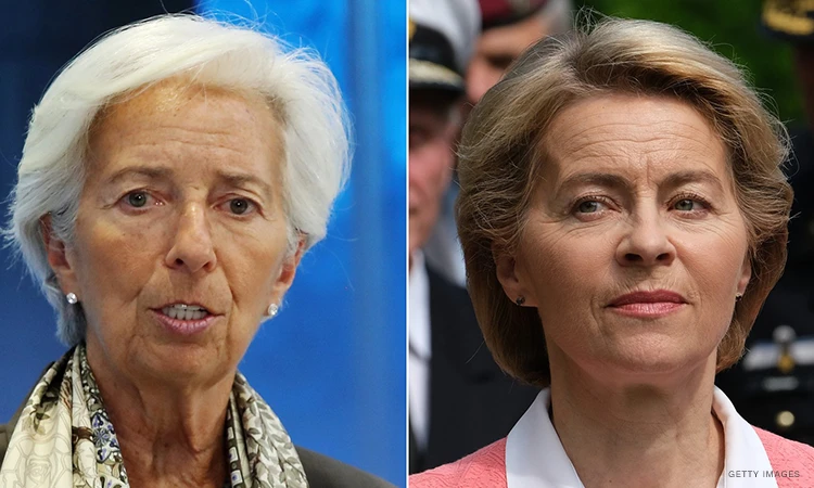 Christine Lagarde, managing director of the International Monetary Fund and Ursula Von Der Leyen, Germany's Foreign Minister, have been lined up for top jobs in the European Union.