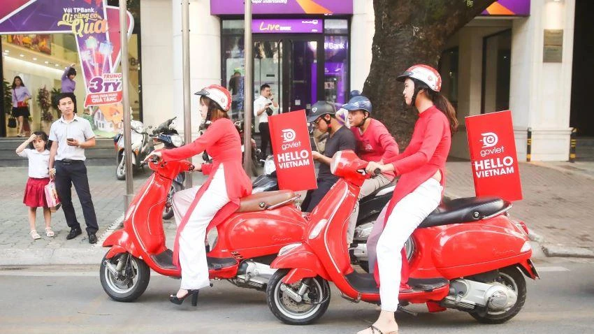 Indonesian ride-hailing operator Go-Jek entered the Vietnamese market in 2018. (Photo by Akira Kodaka)