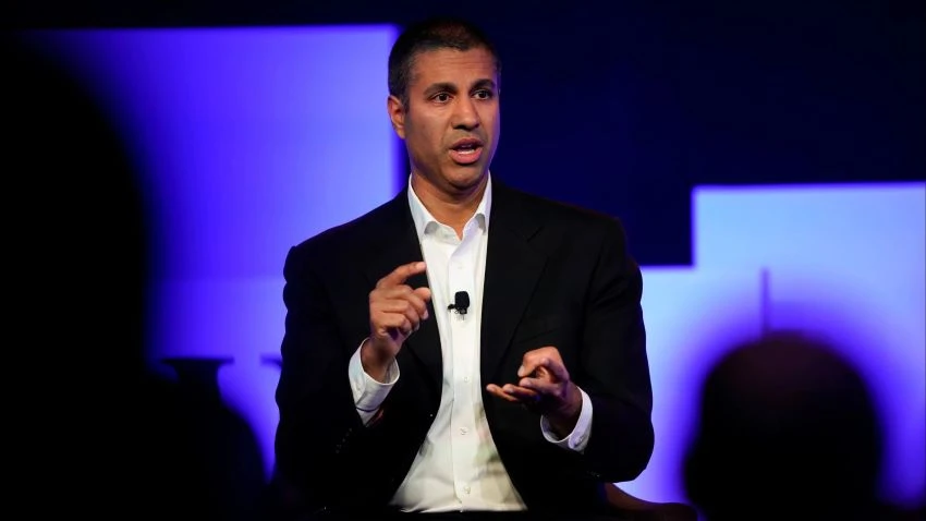 Ajit Pai, chairman of the Federal Communications Commission, has called on U.S. companies to refrain from purchasing Huawei equipment. © Reuters