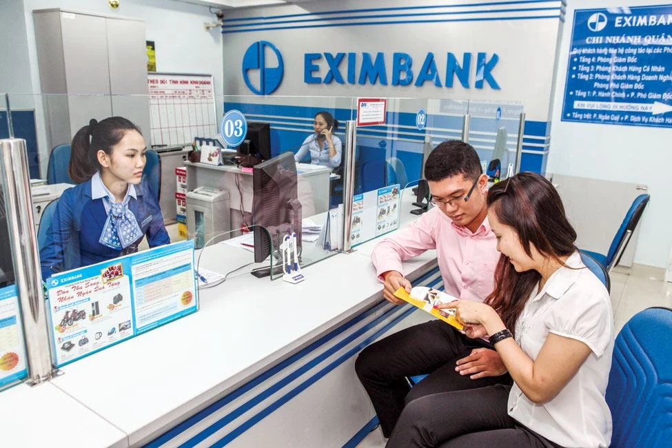 Customers are being served at EXIMBANK.