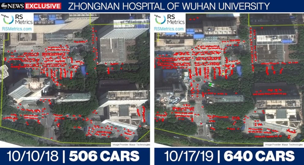 Bệnh viện Trung Nam của Đại học Vũ Hán, cung cấp qua ABC News