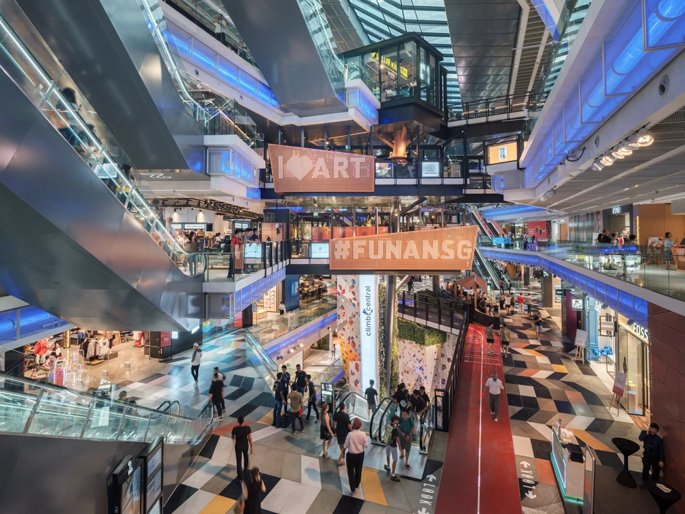  Trung tâm mua sắm Funan, Singapore (Hình: ©Raphael Olivier)