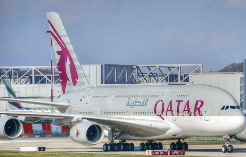 Máy bay của hãng hàng không Qatar Airways. (Nguồn: Flickr).