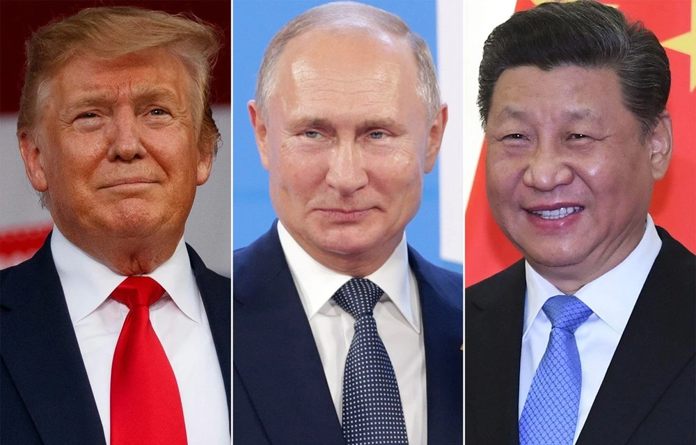 Theo báo Finacial Times, Mỹ đang tìm cách lôi kéo Nga để đối phó với Trung Quốc. (Nguồn: AP)