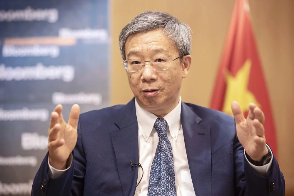 Thống đốc Ngân hàng Nhân dân Trung Quốc Dịch Cương Ảnh: Bloomberg