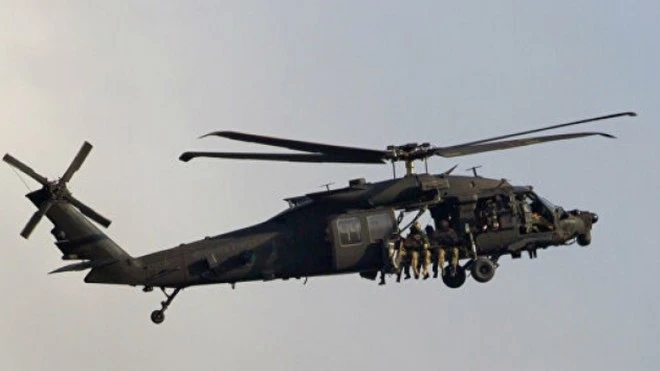 Máy bay trực thăng của Mỹ ở Syria