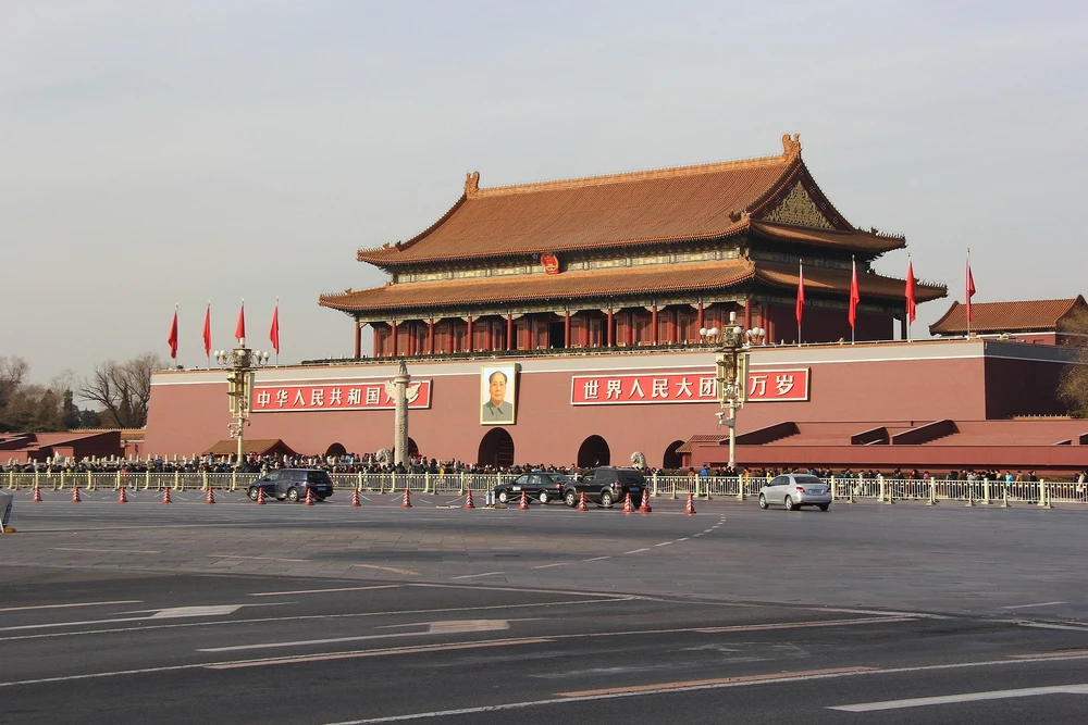  Quảng trường Thiên An Môn, Bắc Kinh, Trung Quốc.