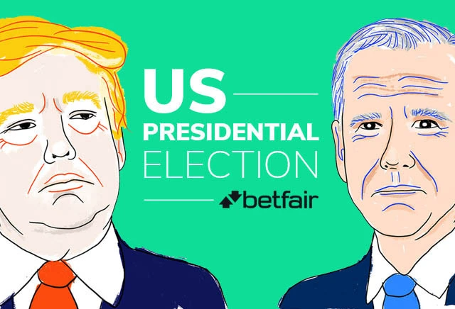 Betfair hiện là sàn giao dịch của Anh tổ chức cá cược kết quả bầu cử tổng thống Mỹ vào ngày 3/11 sắp tới. Nguồn ảnh: oddschecker.com