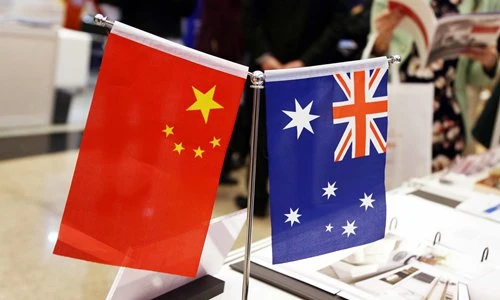 Trung Quốc là đối tác thương mại hai chiều lớn nhất của Australia về hàng hóa và dịch vụ, giá trị thương mại hai chiều đạt 252 tỷ USD vào năm 2019. Nguồn ảnh: globaltimes.cn 