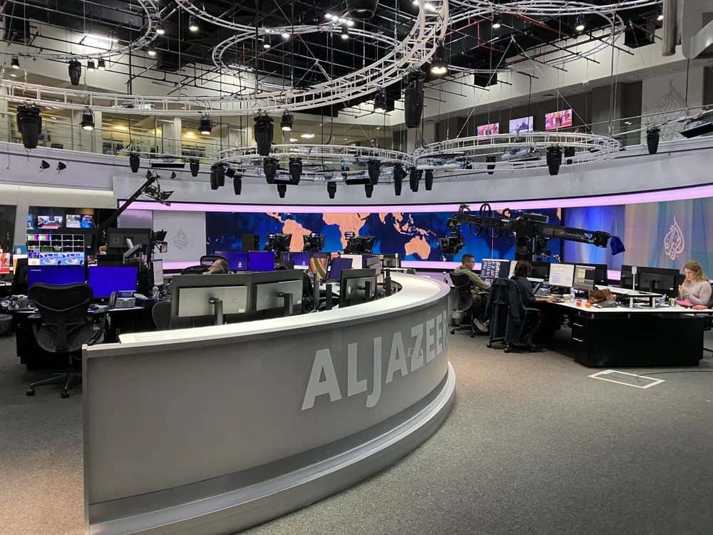Kênh tiếng Anh Al Jazeera. Ảnh: Al Jazeera Media Network