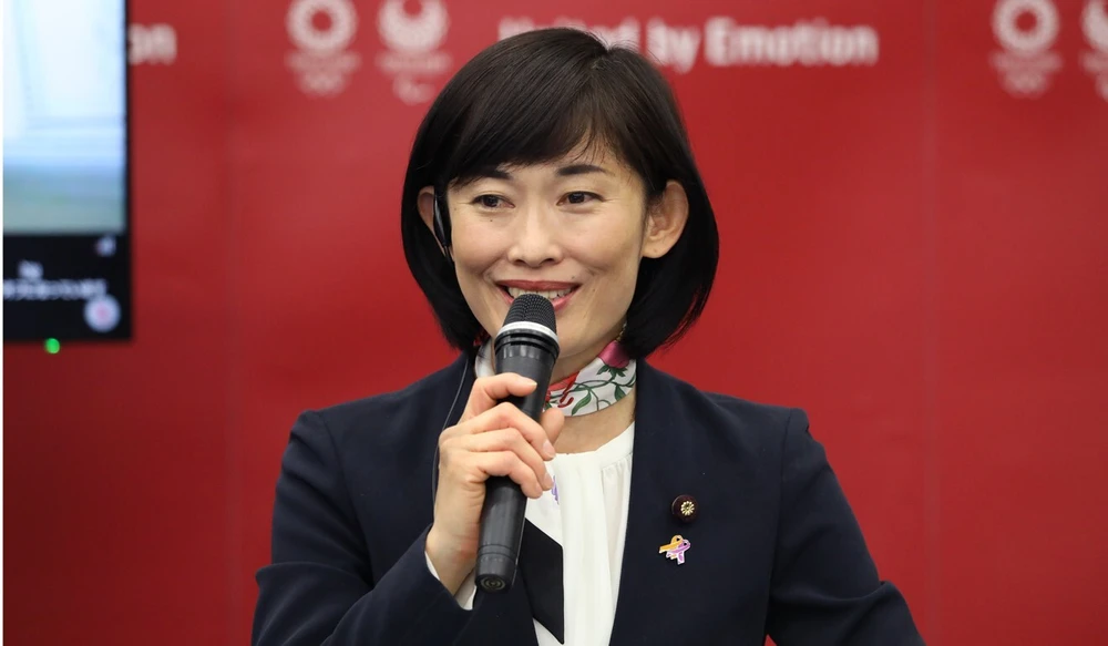 Tamayo Marukawa, Bộ trưởng của Nhật Bản về Thế vận hội Olympic và Paralympic Tokyo. @EPA
