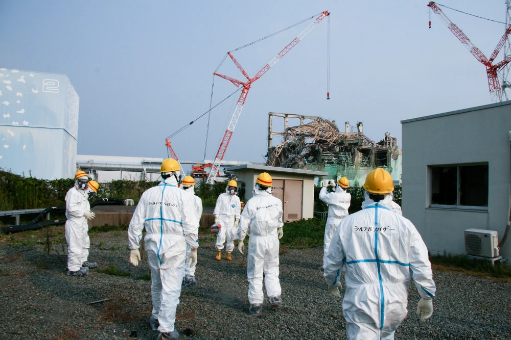 Nhà máy điện hạt nhân Fukushima Dai-ichi. Ảnh: Giovanni Verlini/IAEA