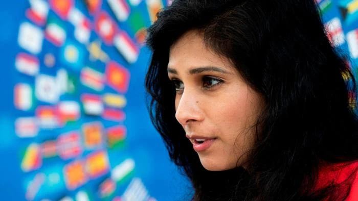 The IMF’s chief economist Gita Gopinath told the FT that emerging markets ‘cannot afford a situation where you have some sort of a tantrum of financial markets originating from the major central banks’ © AFP via Getty Images
