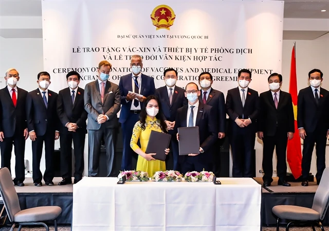 T&T Group and Ørsted signed the memorandum of understanding (MoU) to launch a strategic collaboration on offshore wind in Việt Nam. — Photo courtesy of T&T
