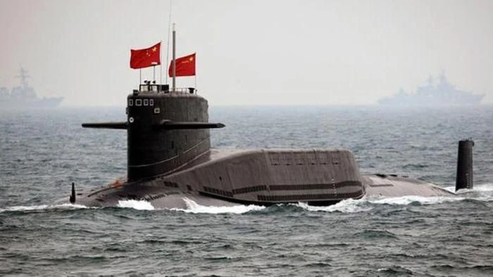 Tàu ngầm hạt nhân của Trung Quốc. Ảnh: Reuters