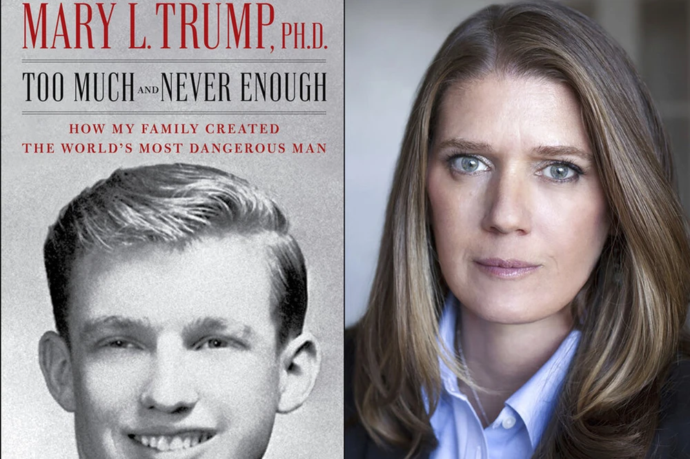  Mary Trump, cháu gái của Tổng thống Donald Trump và cuốn hồi ký xuất bản năm 2020. Ảnh: Politico
