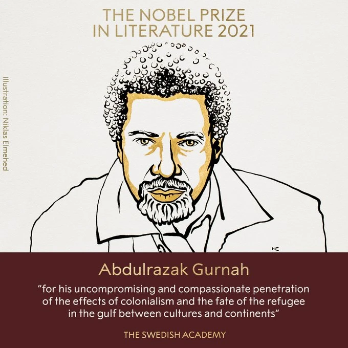 Nobel Văn Học 2021: Vinh danh tiểu thuyết gia Abdulrazak Gurnah
