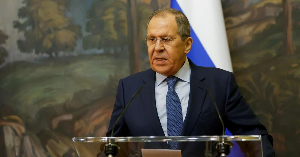 Bộ trưởng Ngoại giao Nga Sergei Lavrov. @ Reuters