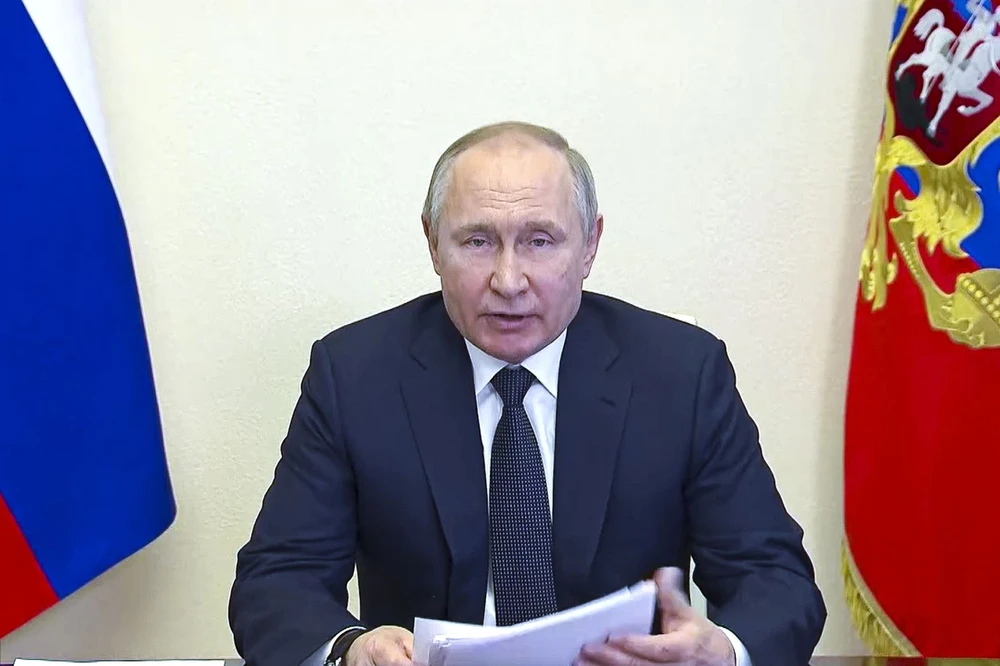 Tổng thống Nga Vladimir Putin cho biết nhiều khả năng sẽ có những nỗ lực tiếp theo để tăng cường sức ép đối với Nga. @AP