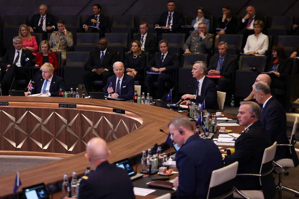 Cuộc họp thượng đỉnh NATO tại Brussels vào thứ Năm 24/3/2022.