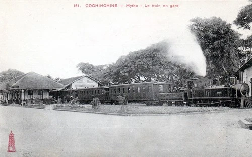 My Tho railway station in 1905.