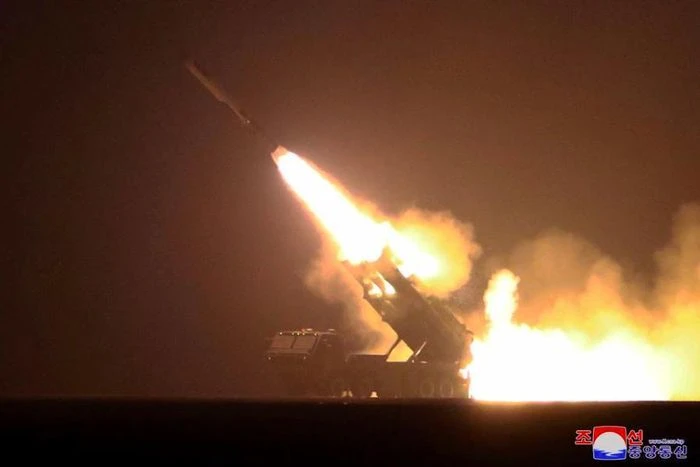 Triều Tiên tuyên bố vừa phóng thử bốn tên lửa hành trình. (Ảnh: KCNA)