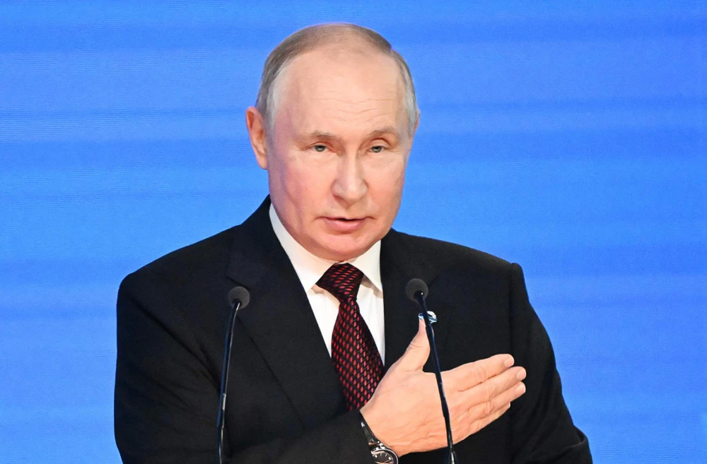 Tổng thống Nga Vladimir Putin. @AFP