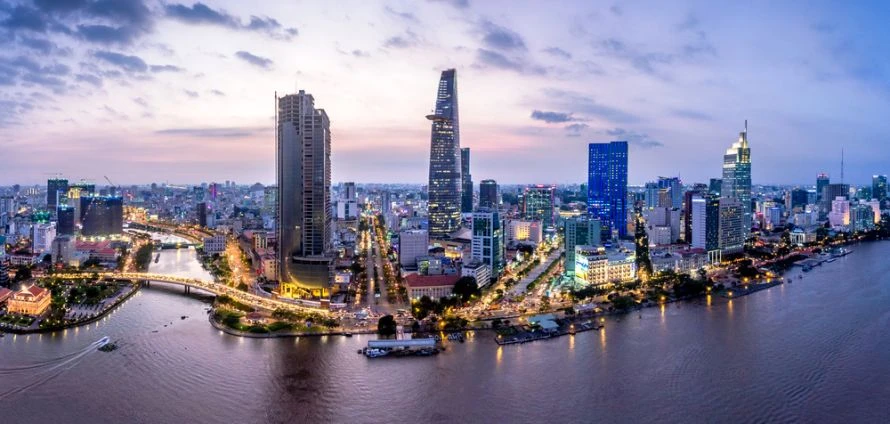 Aerial view of Ho Chi Minh City in Vietnam. The country, with a population of almost 100 million people, must boost its power generation capacity to sustain its economic growth, says Energy Capital Vietnam CEO David Lewis. (Source: Shutterstock) 