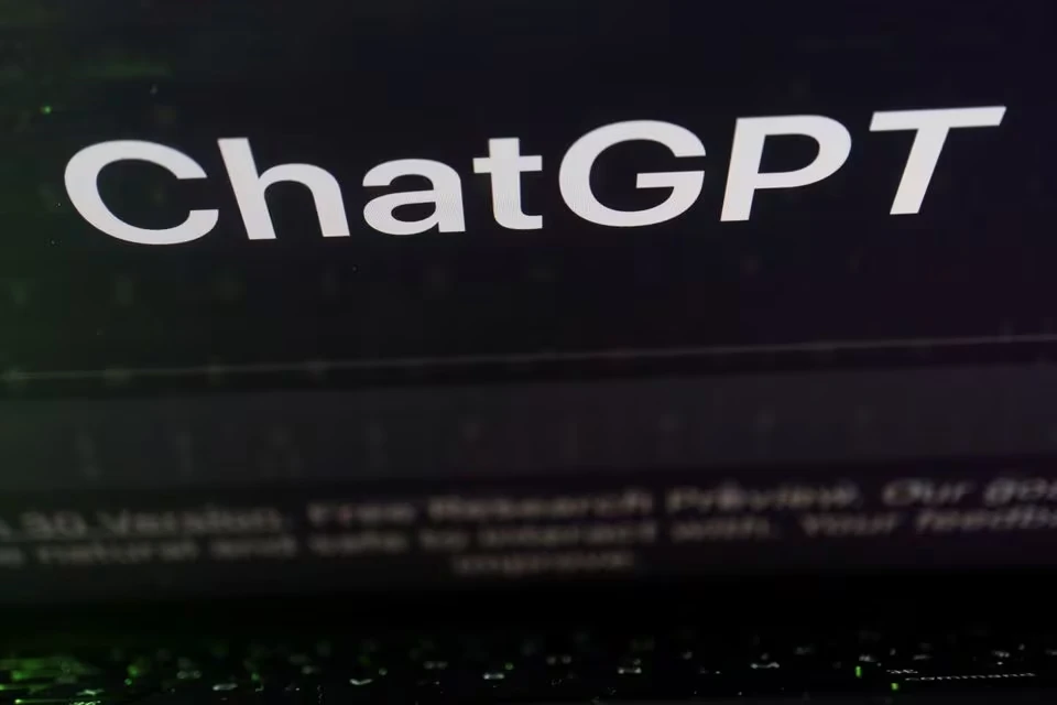 Trang web của ChatGPT, một chatbot AI của OpenAI, trong ảnh minh họa này chụp ngày 8/2/2023. @Reuters
