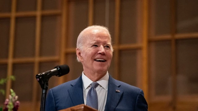 Tổng thống Mỹ Joe Biden cho biết ‘không có gì khác so với năm ngoái’ khi nói đến sức khỏe của ông (Ảnh của Kent Nishimura / AFP)