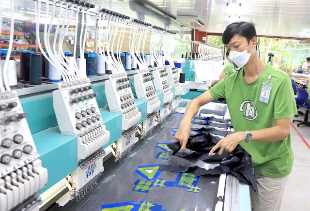 Garment production plant of Maxport Limited in Thái Bình Province. The Vietnamese manufacturing sector continued to grow marginally in February with both output and new orders up for the second month straight. — VNA/VNS Photo Thế Duyệt