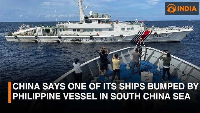 Tàu Trung Quốc va chạm tàu tiếp tế Philippines ở Biển Đông
