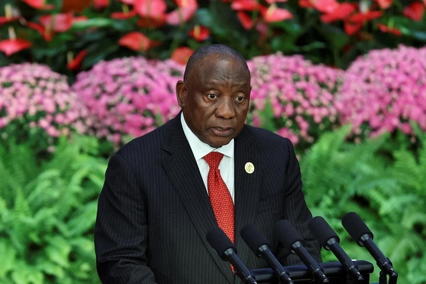 Tổng thống Nam Phi Cyril Ramaphosa.