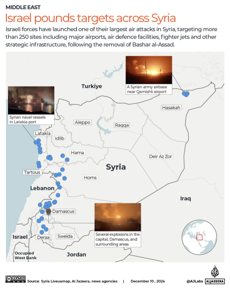 Israel tấn công thủ đô Damascus