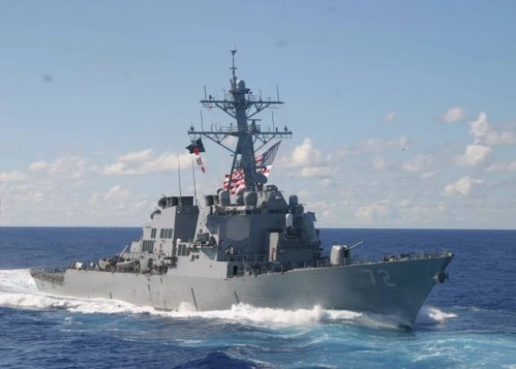 Tàu khu trục USS Mahan của Hải quân Mỹ. Ảnh: U.S. Navy