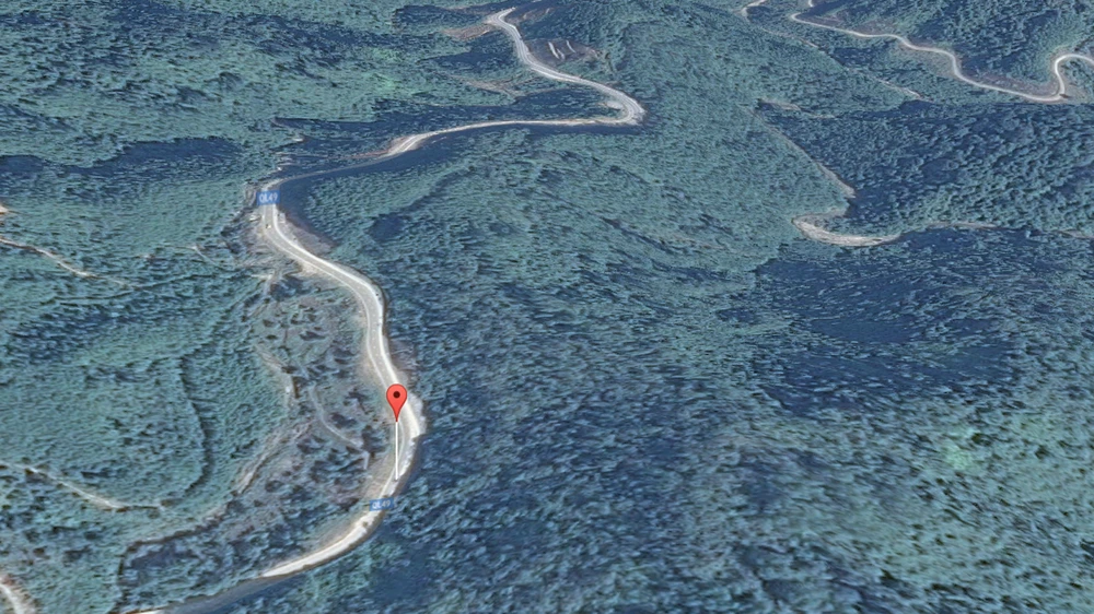Quốc lộ 49 - nơi xảy ra sự cố sạt lở. Ảnh: Google Map