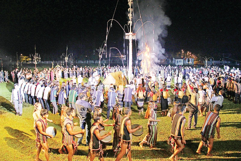 Các dân tộc bản địa tại Lâm Đồng mở hội cồng chiêng
