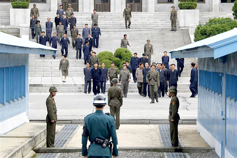 Khu vực phi quân sự Panmunjom - nơi từng diễn ra các cuộc hòa đàm giữa hai miền Triều Tiên