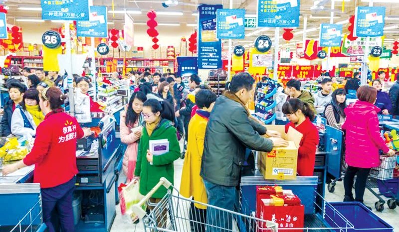 Thúc đẩy tiêu dùng là một trong các mục tiêu chính nâng cao chất lượng tăng trưởng kinh tế của Trung Quốc