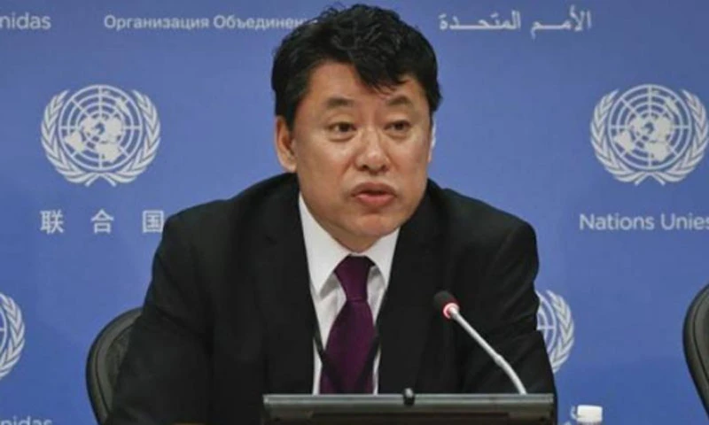 Phó đại sứ Triều Tiên tại Liên hiệp quốc (LHQ) Kim In-ryong Ảnh: AP.