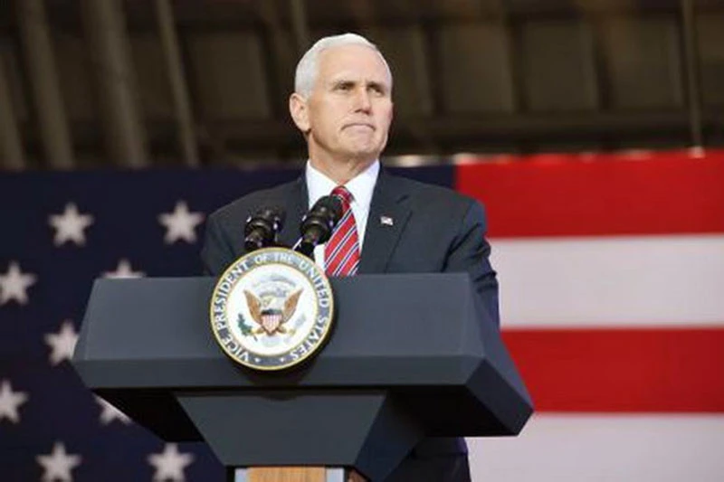 Phó Tổng thống Mỹ Mike Pence. (Ảnh: Kyodo/TTXVN)