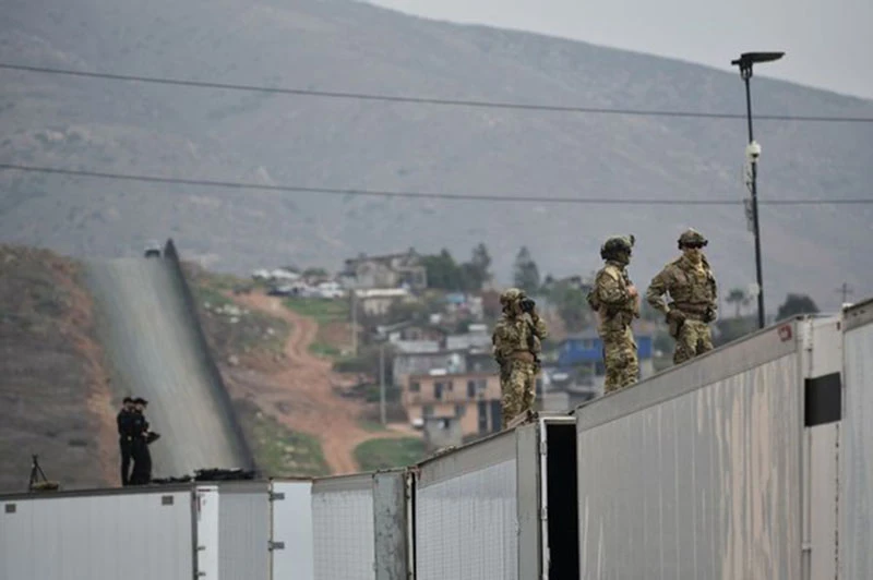 Binh sĩ Mỹ được triển khai bảo vệ biên giới với Mexico