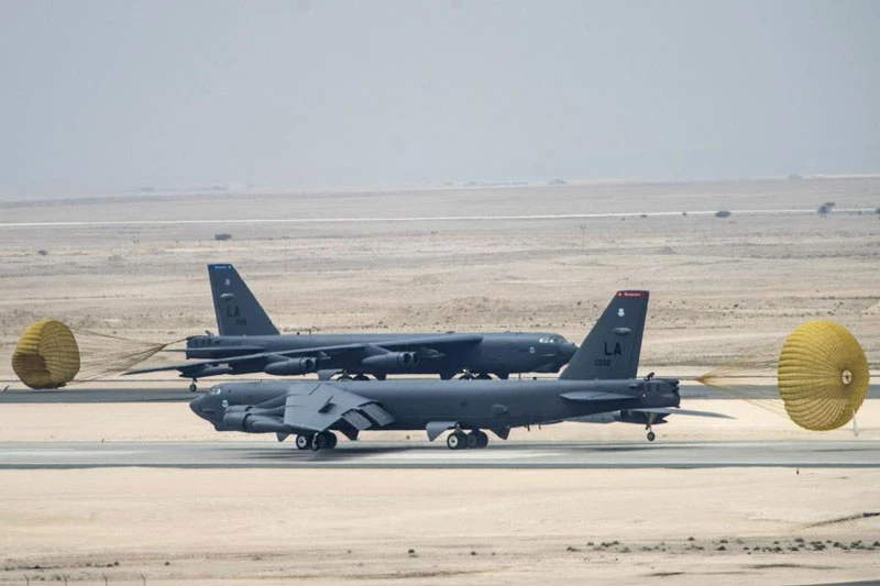 Máy bay ném bom B-52 của quân đội Mỹ. Ảnh: Reuters