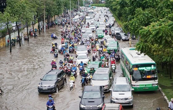 Đường Nguyễn Hữu Cảnh được tính vào tuyến đường tụ nước, không tính ngập