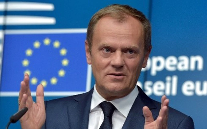 Chủ tịch Hội đồng châu Âu (EC) Donald Tusk. Ảnh: AP
