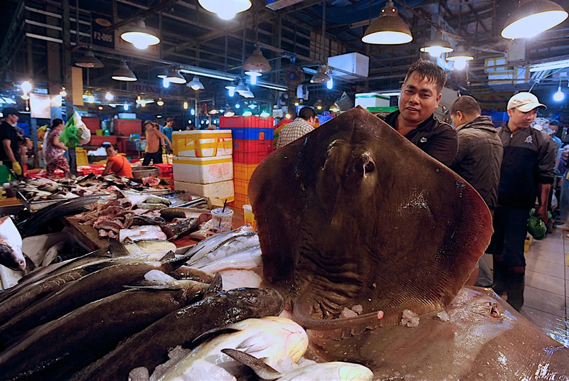 Kinh doanh tại chợ đầu mối nông sản thực phẩm Bình Điền 